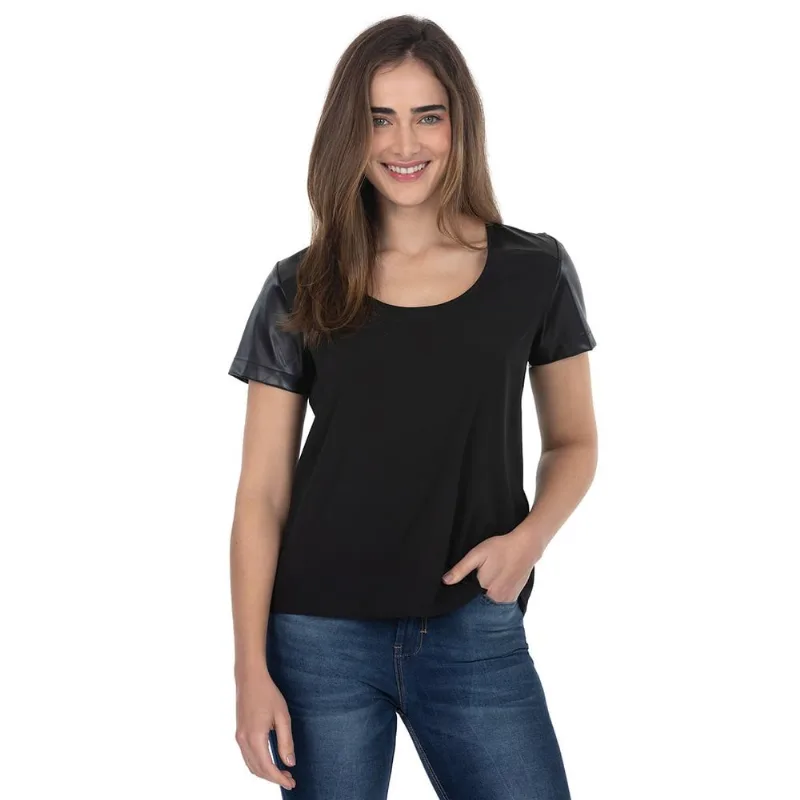 Blusa Gola Canoa Preto Polo Wear 135212-57 GG