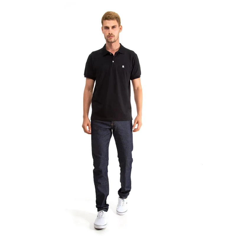 Camisa Masculina Polo Wear 115270 Preto G