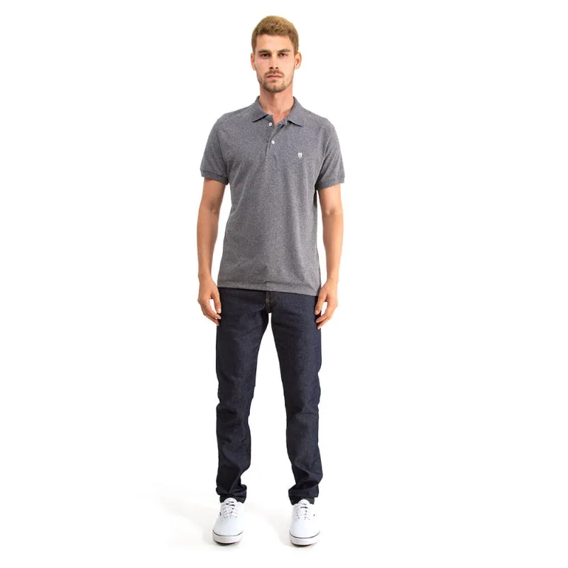Polo Basica Meia Malha Polo Wear Cinza Polo Basica Meia Malha Polo Wear Branco M