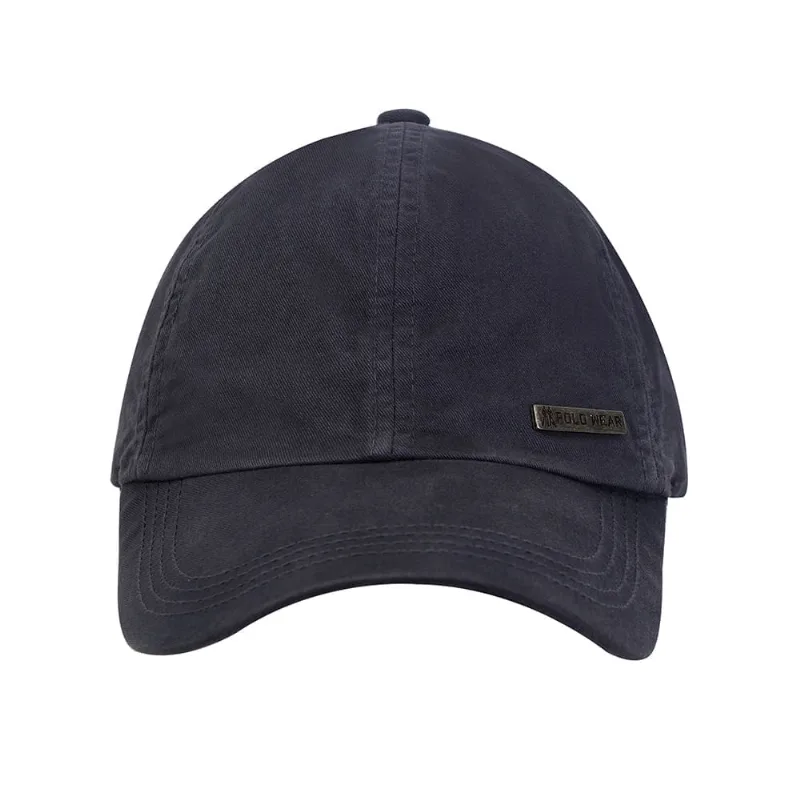 Boné Sarja Lavado Polo Wear Azul Escuro Único
