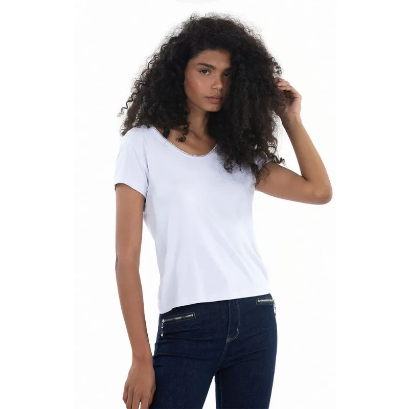 Blusa Meia Malha Branco Polo Wear 116761 M