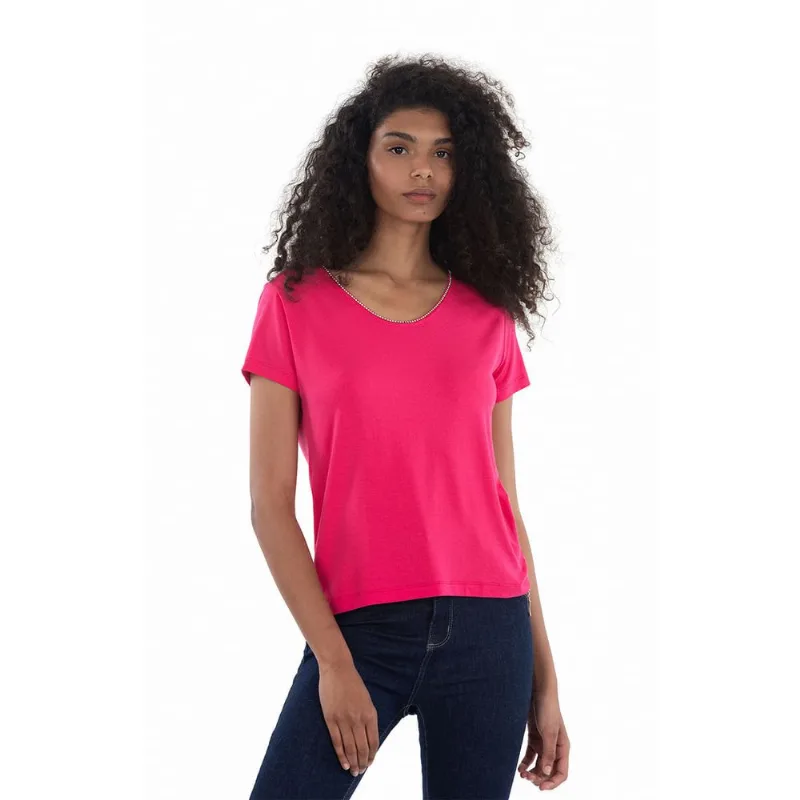 Blusa Meia Malha Rosa Escuro Polo Wear 116761 M