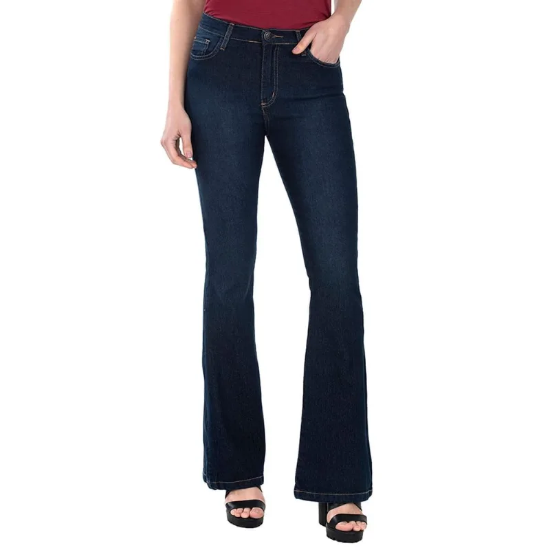 Calça Feminina Flare Polo Wear 116958 Jeans 44
