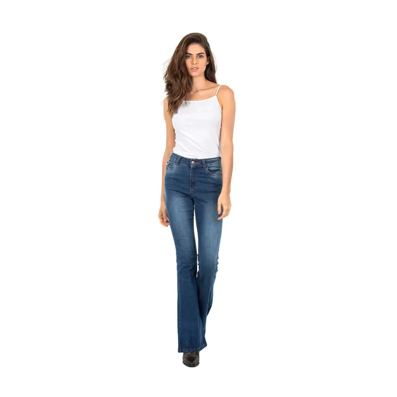 Calça Feminina Flare 2 Polo Wear Jeans 46