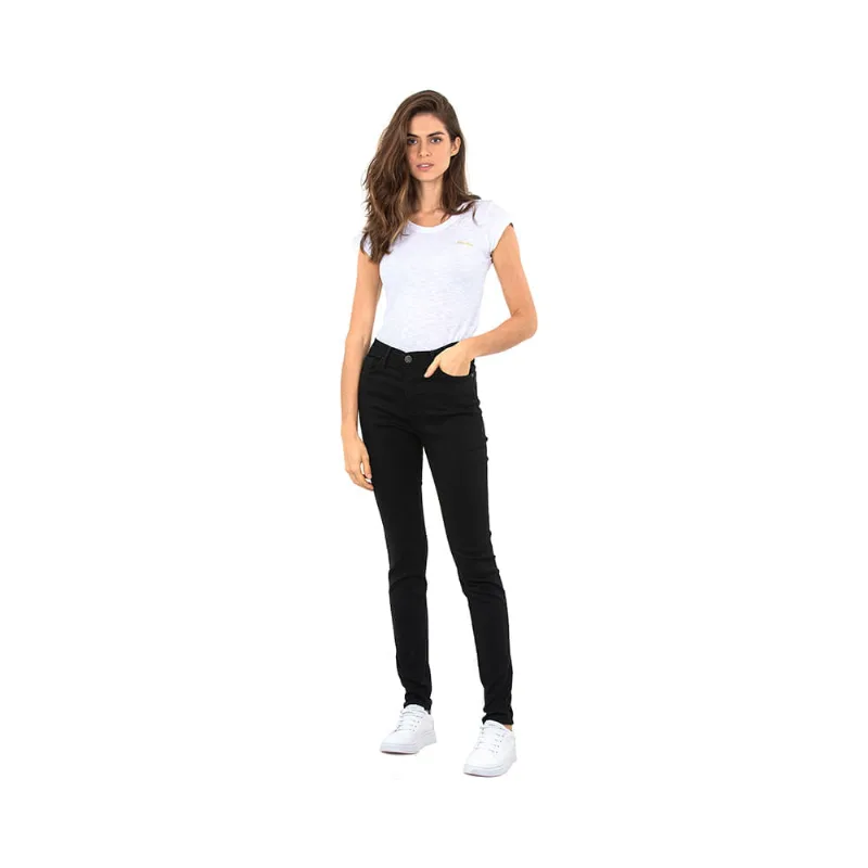 Calça Jeans Feminina Skinny Polo Wear Preto 42