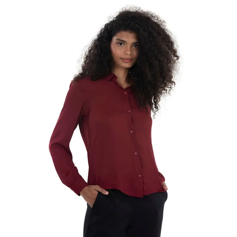 Camisa Lisa Polo Wear Vinho P