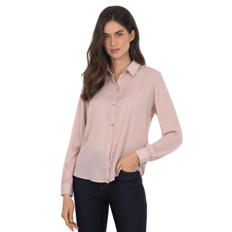 Camisa Lisa Rosa Polo Wear 117236 GG
