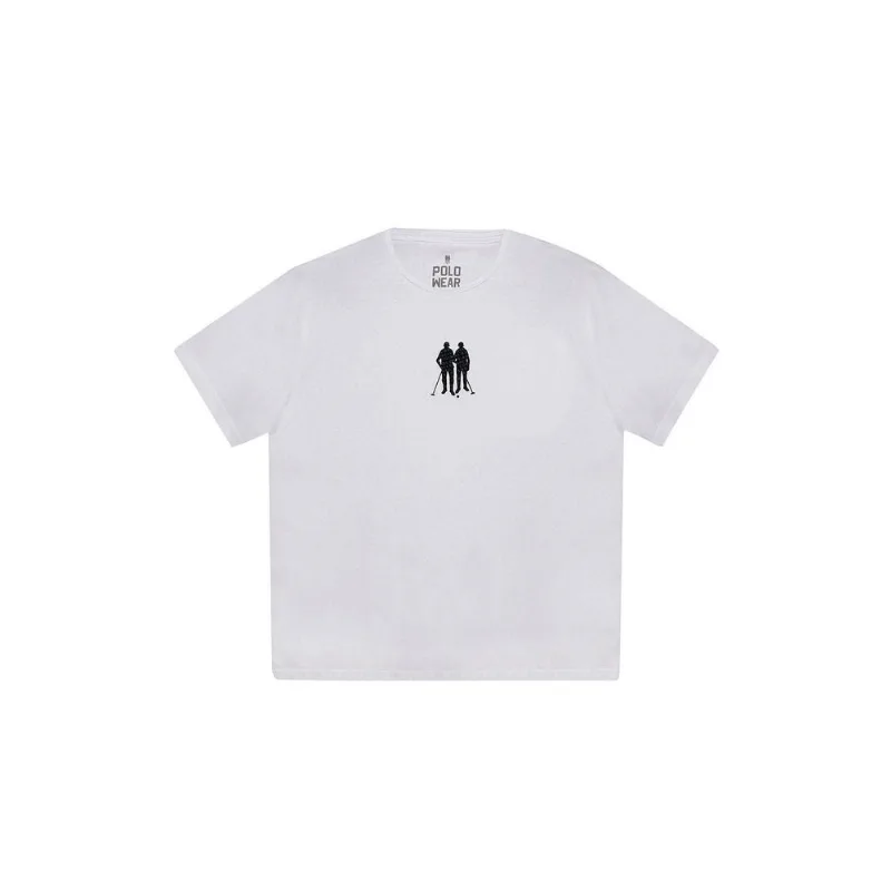 Camiseta Estampada Over Branco Polo Wear G4