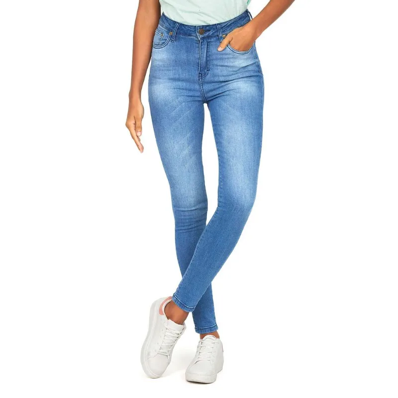 Calça Feminina Five Pockets Polo Wear Jeans Médio 40