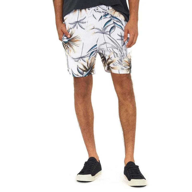 Short Volei Masculino Estampado Polo Wear Branco G