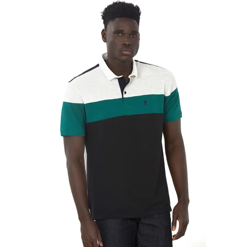 Polo Recorte Mescla Médio Polo Wear CinzaMédio P