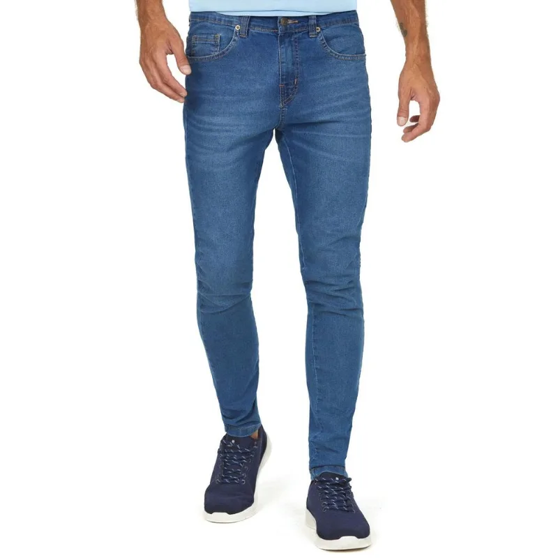 Calça Masculina Bordado Polo Wear Jeans Médio 38