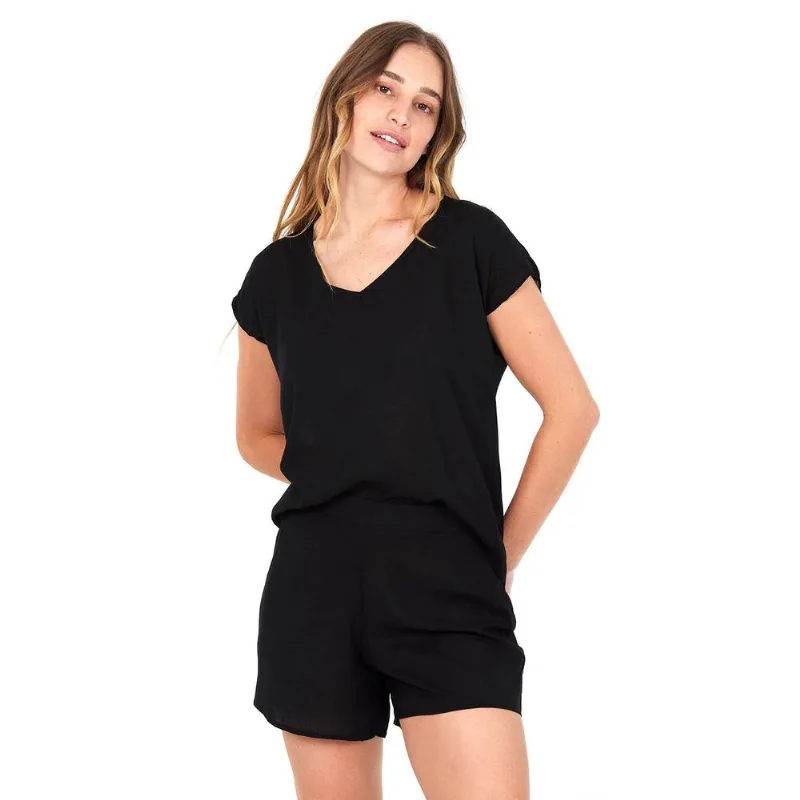 Blusa Feminina Viscose Polo Wear Preto G