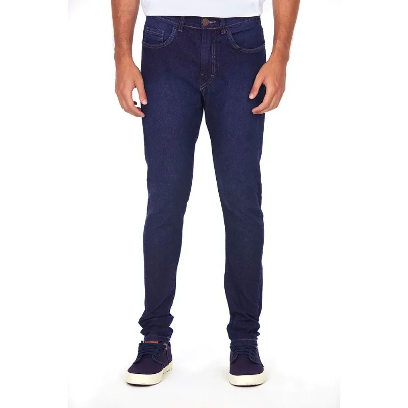 Calça Masculina Fort Plus Skinny Polo Wear Jeans Escuro 46