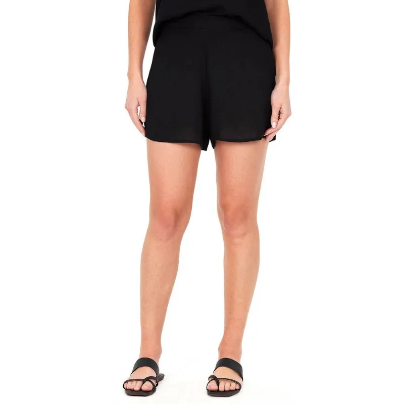 Short Feminino Cós Com Elástico Polo Wear Preto GG