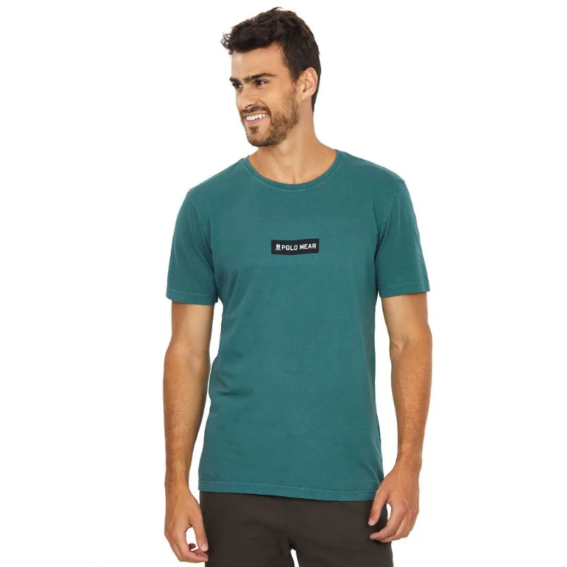 Camiseta Masculina Silk Polo Wear Verde Médio P