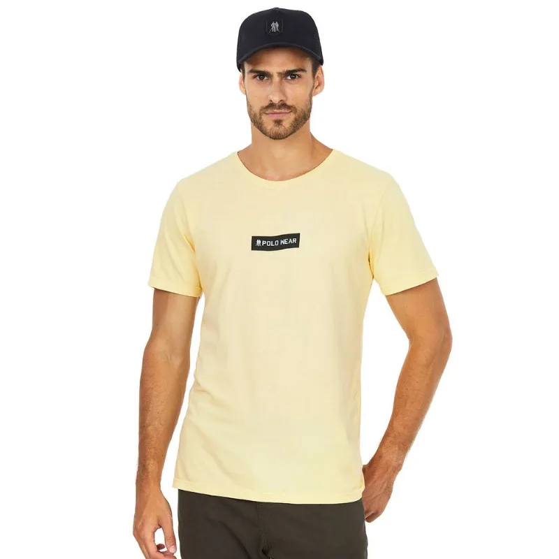 Camiseta Masculina Silk Polo Wear Amarelo Claro G