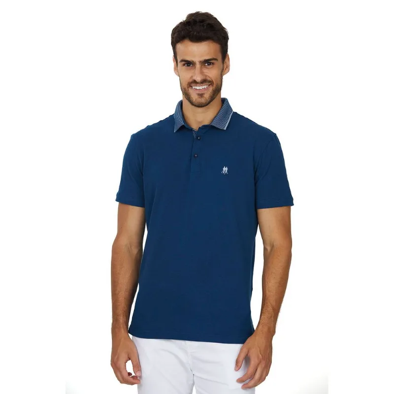 Polo Piquet Polo Wear Azul Escuro G
