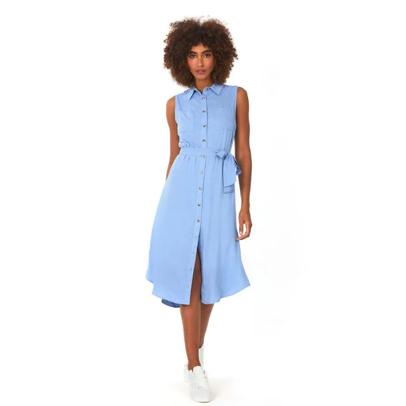 Vestido Regata Polo Wear Azul Médio GG