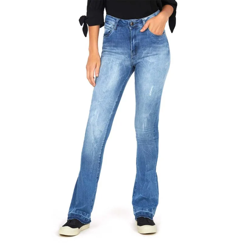 Calça Feminina Heart Polo Wear Jeans Médio 38