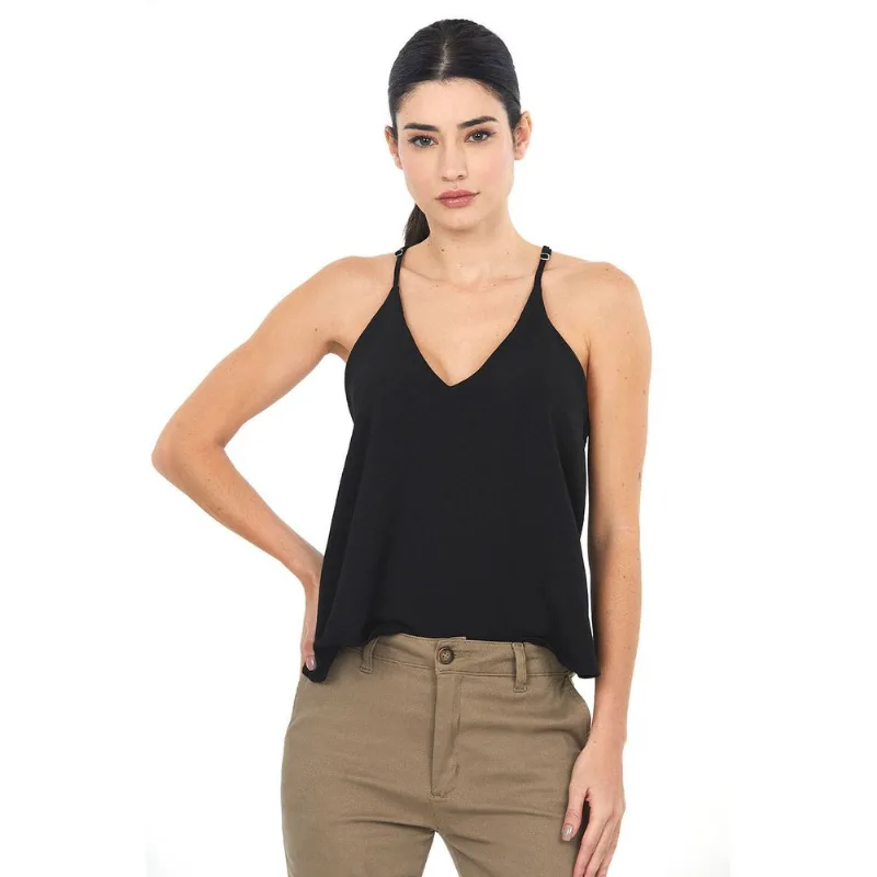 Blusa De Alça Fina Polo Wear Preto PP