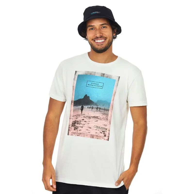 Camiseta Tinturada Cidades Polo Wear Off White Branco P