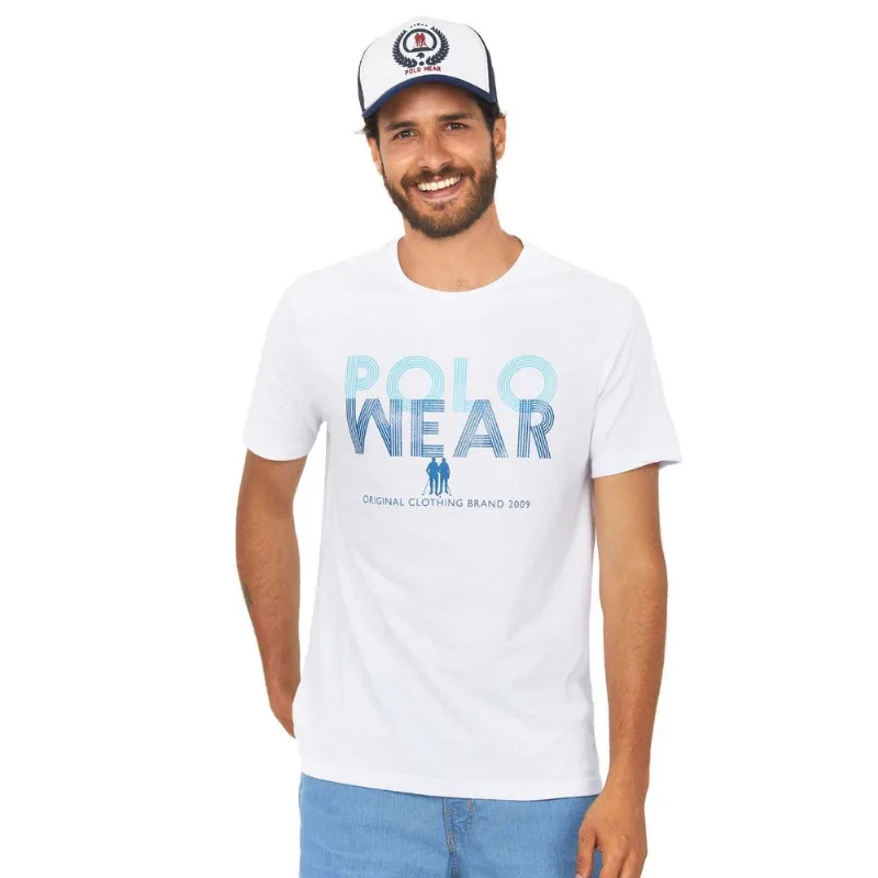 Camiseta Estampada Polo Wear Branco P