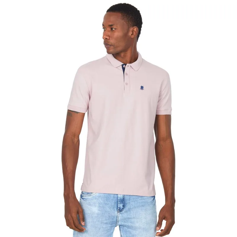 Polo Meia Malha Com Elastano Polo Wear Roxo Claro P