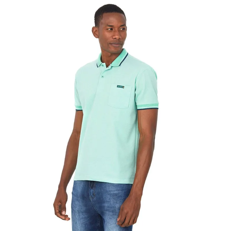 Polo Piquet Com Bolso Polo Wear Verde Médio GG