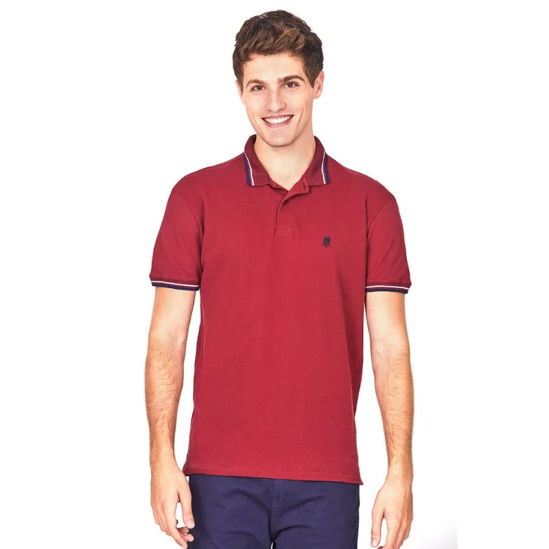 Polo Piquet Polo Wear Vinho P
