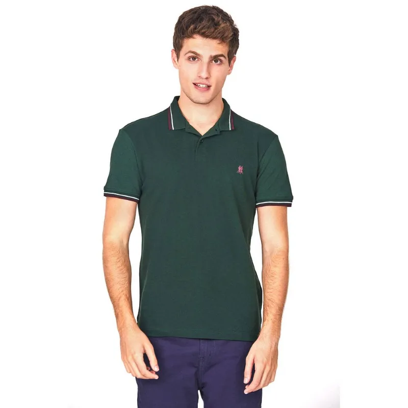 Polo Piquet Polo Wear Verde Escuro G