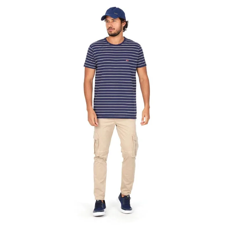 Calça Masculina Sarja Polo Wear Bege Claro 46