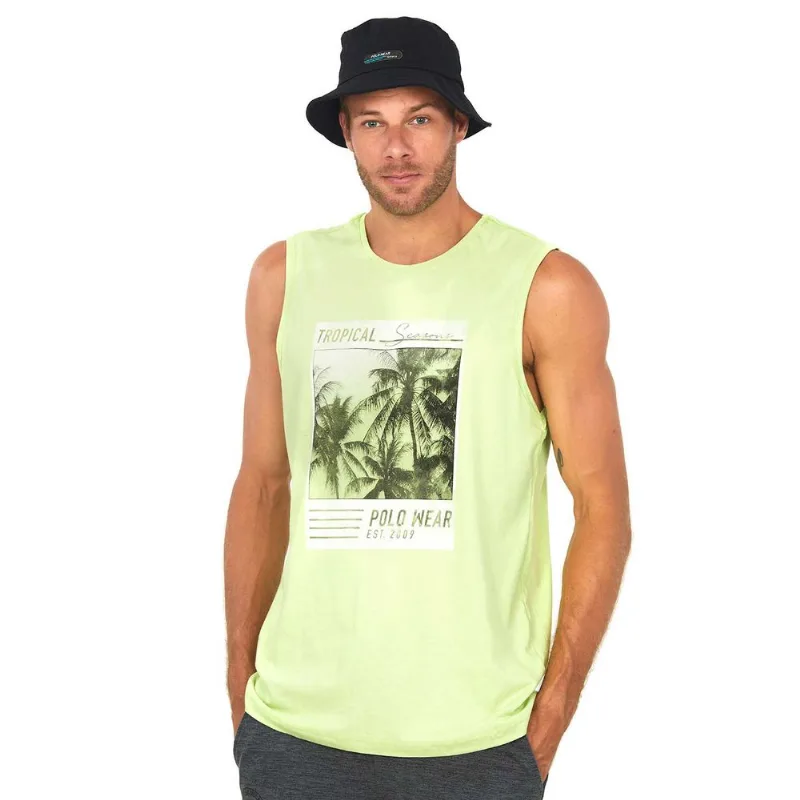 Regata Estampada Polo Wear Verde Médio GG