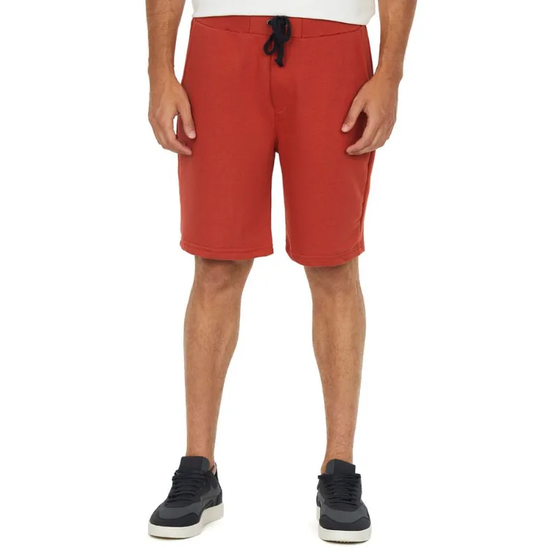 Bermuda Masculina Moletom Polo Wear Marrom Médio M