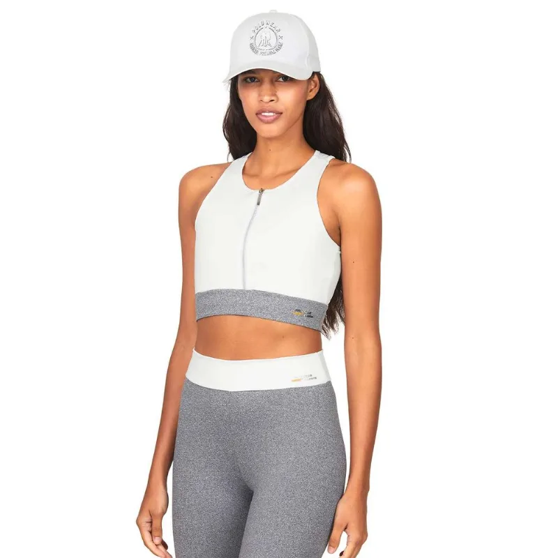 Top Com Ziper Polo Wear Branco M