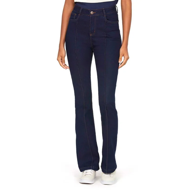 Calça Feminina Flare Polo Wear Jeans Escuro 40