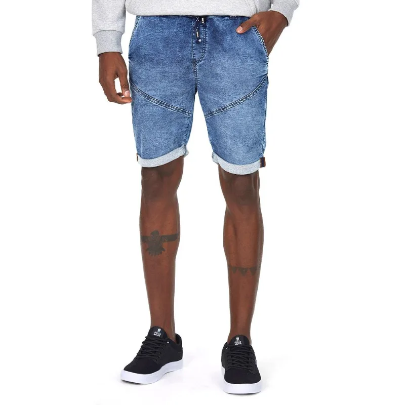 Bermuda Masculina Lakers Fit Polo Wear Jeans Médio 46