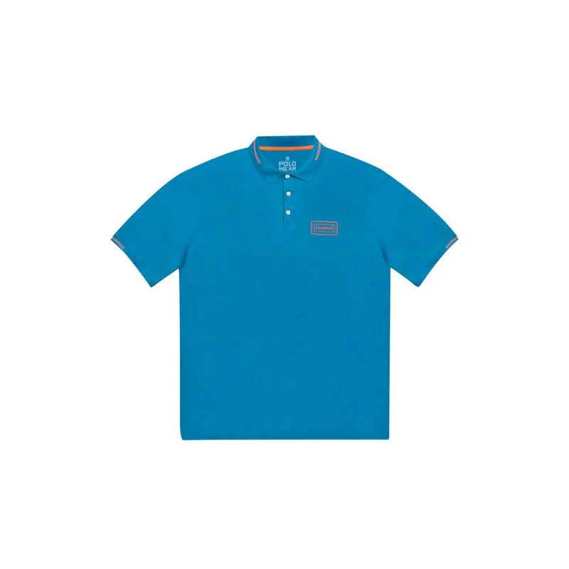 Polo Piquet Polo Wear Azul Médio G5