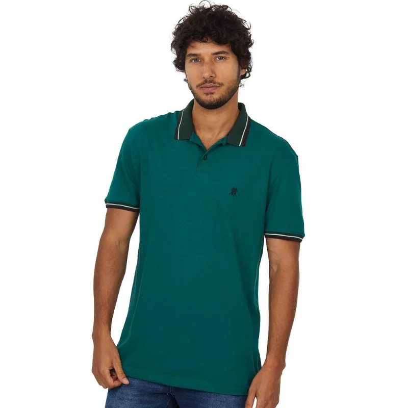 Polo Piquet Polo Wear Verde Médio G