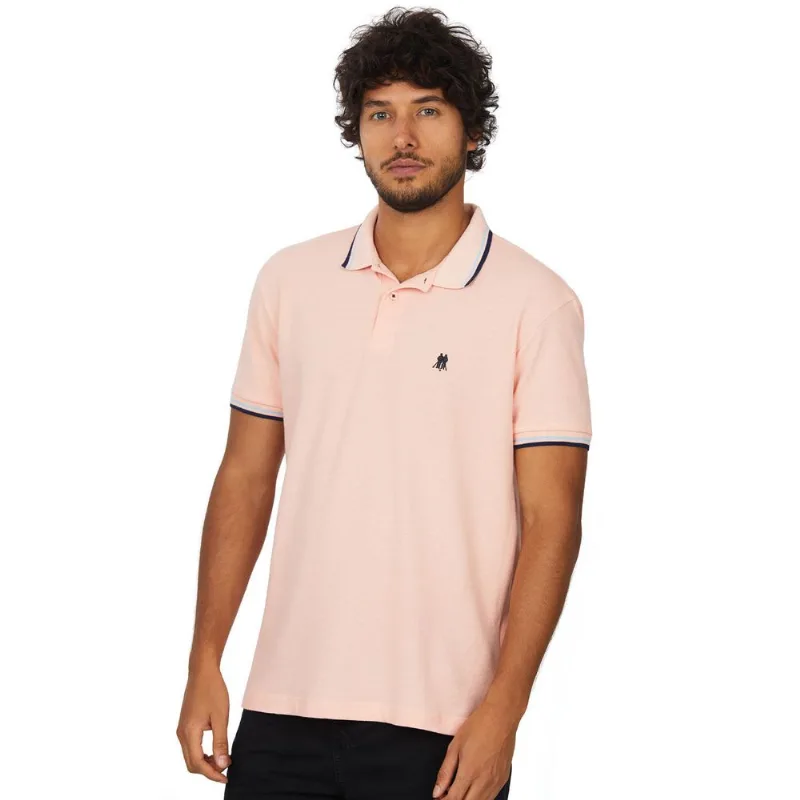 Polo Piquet Polo Wear Rosa Claro M