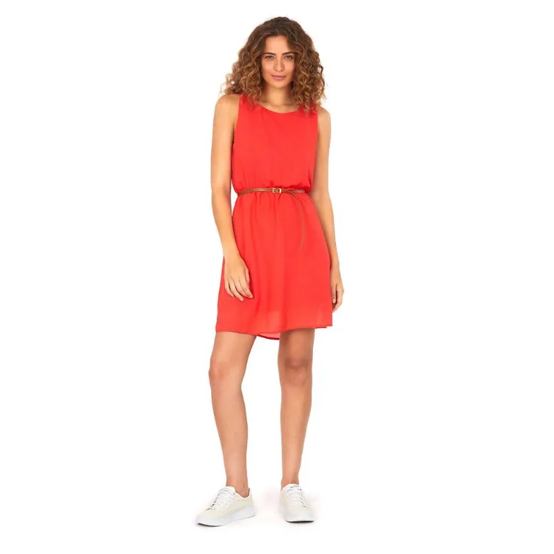 Vestido Com Cinto Polo Wear Vermelho Médio P