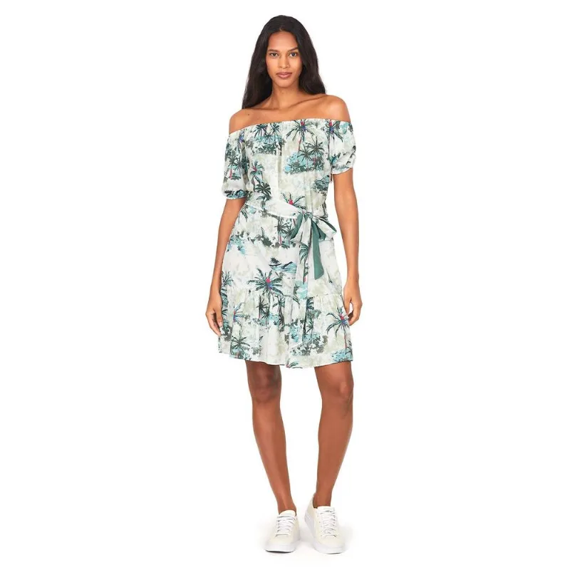 Vestido Estampa Coqueiro Polo Wear Estampado P