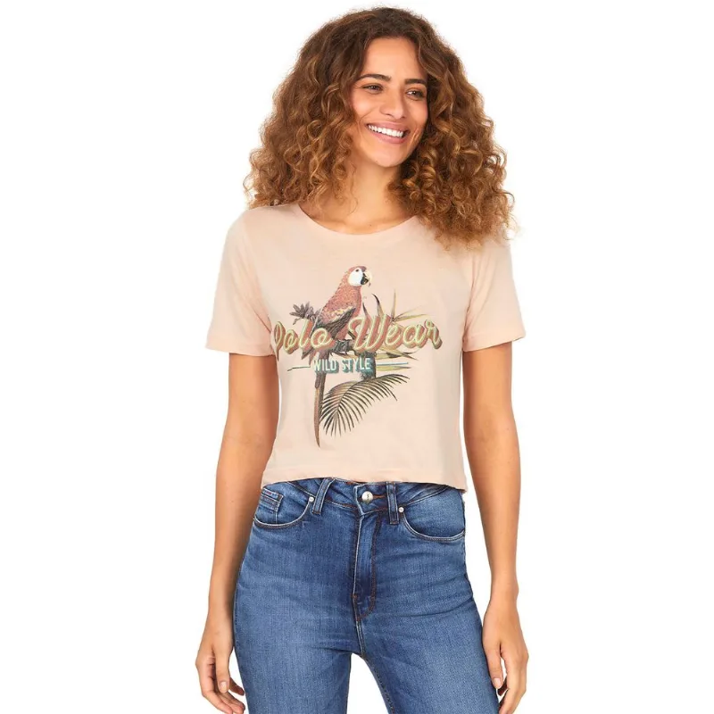 Cropped Mc Tucano Polo Wear Bege Médio G