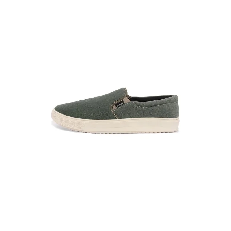 Sapatênis Masculino Slip On Polo Wear Verde Médio 37