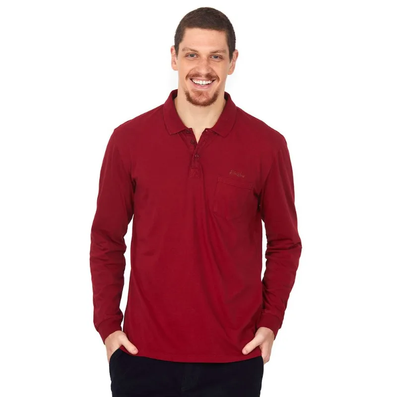 Camiseta Masculina Bord Polo Wear Vinho P