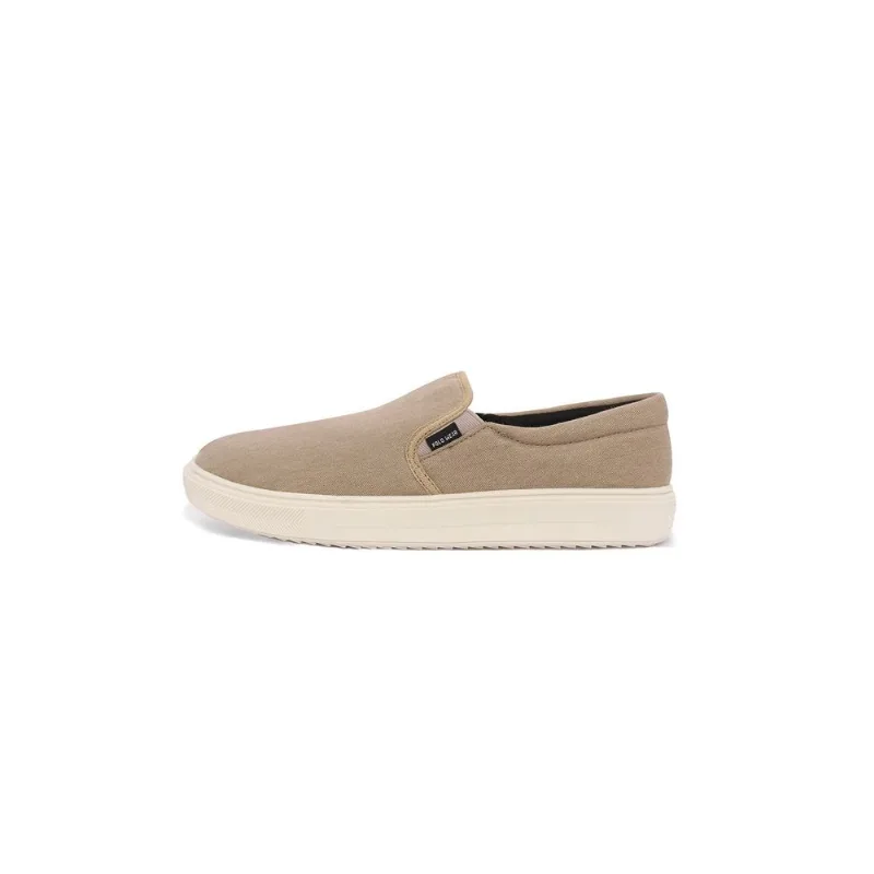 Sapatênis Masculino Slip On Polo Wear Bege Claro 42