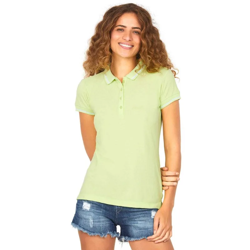 Polo Friso Fem Polo Wear Verde Claro M