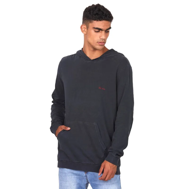 Camiseta Masculina Com Capuz Polo Wear Cinza Escuro P