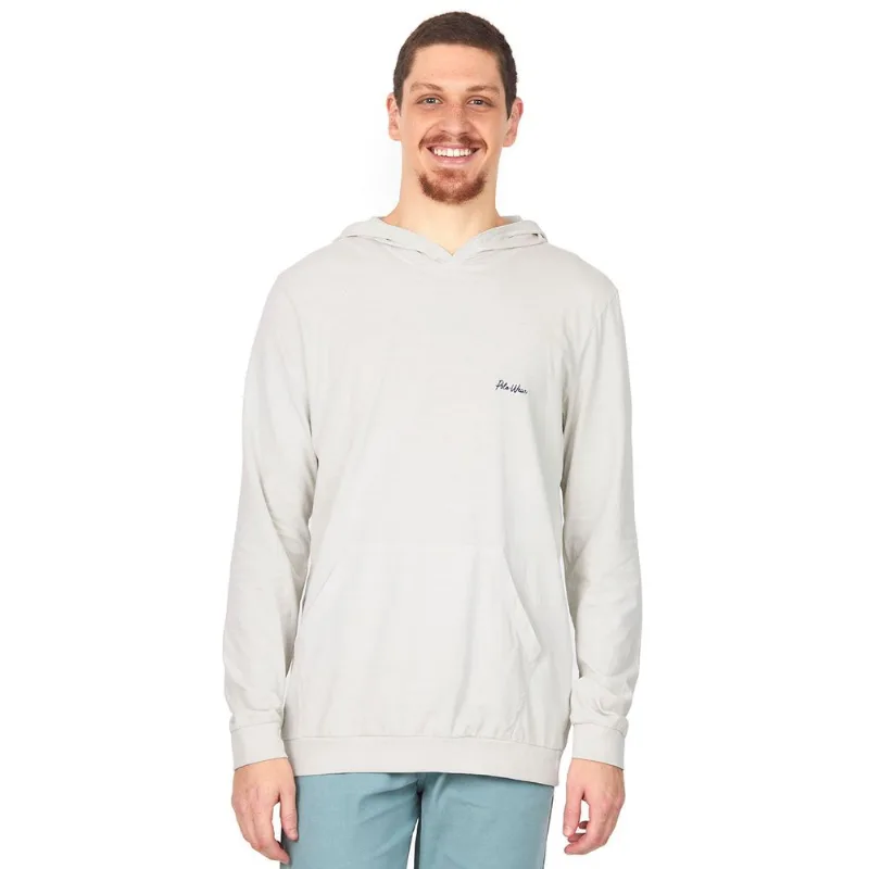 Camiseta Masculina Com Capuz Polo Wear Cinza Claro P