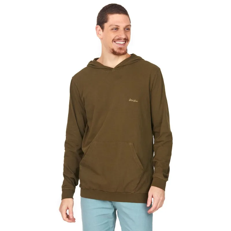 Camiseta Masculina Com Capuz Polo Wear Verde Escuro P